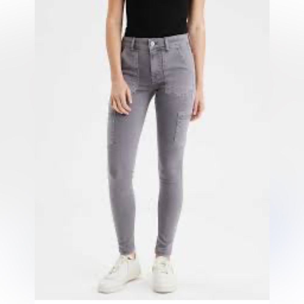 American Eagle Outfitters Gray Skinny Jeans